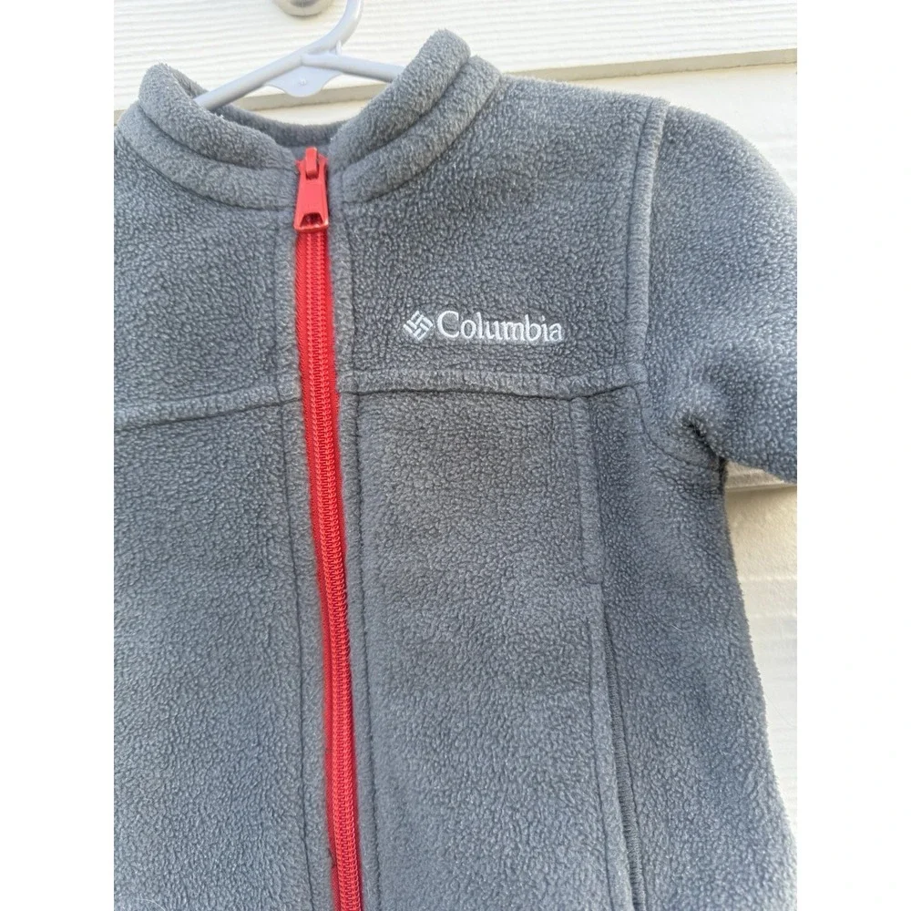 Columbia‎ Toddler Baby Boys' Steens Mountain Fleece Jacket Grey Size 6-12 Months